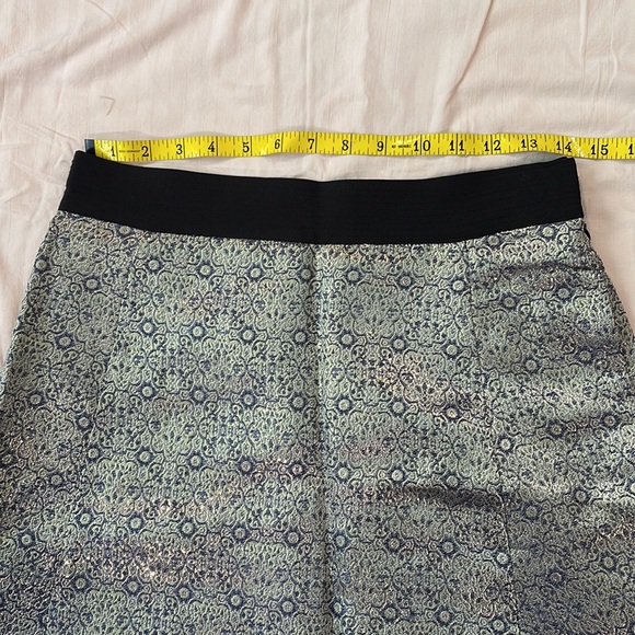 Narciso Rodriguez for design nation brocade gold black skirt, size 4. EUC. - Picture 7 of 10